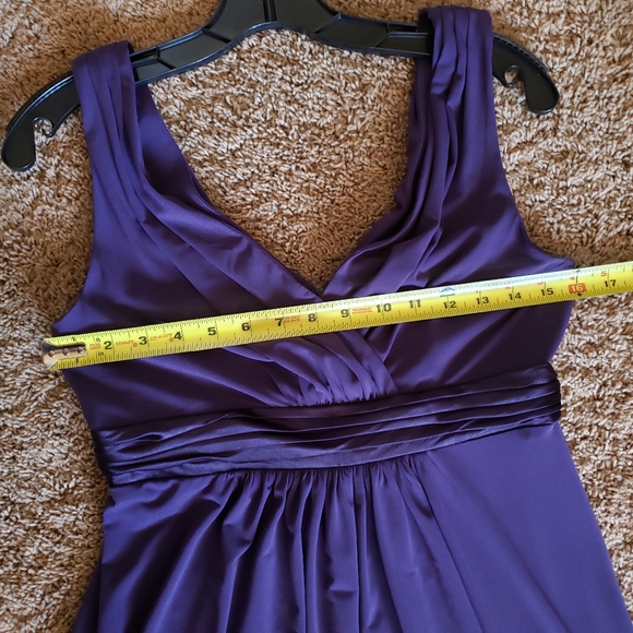 David's Bridal Sleeveless Jersey Dress Charmeuse 6 - Picture 9 of 9